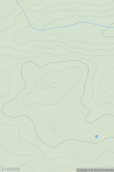 Thumbnail image for Twyn y Gaer [Llandovery to Monmouth] [SO057353] showing contour plot for surrounding peak